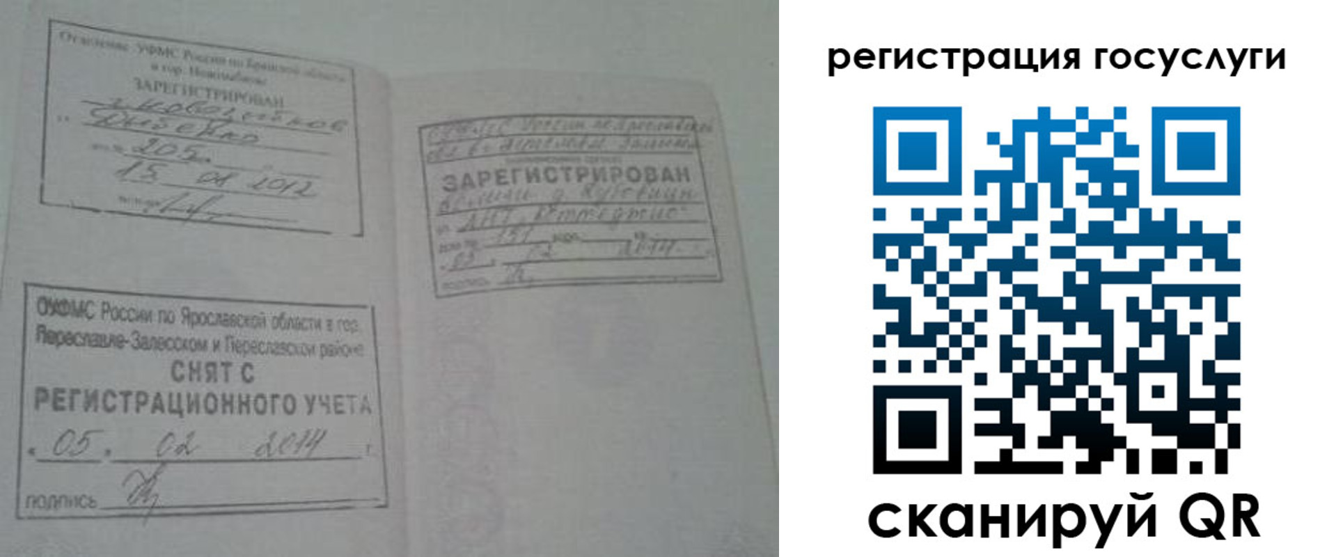 временная регистрация госуслуги в Химках